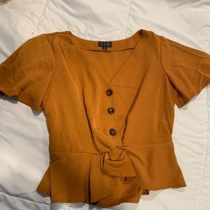 Burnt yellow/orange Blouse